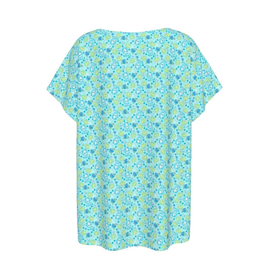 Fruitimals - Blueberry Dinosaurs - Women’s Relaxed Fit Scoop Tee