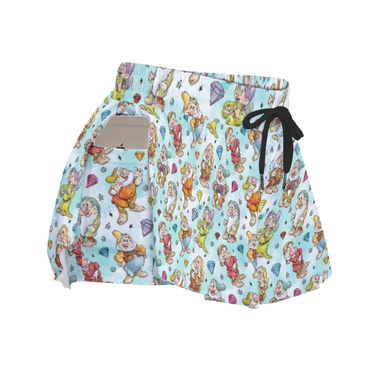 Seven Helpers Sketch - Women's Flowy Pocket Shorts