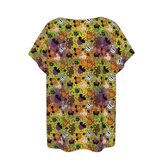 Monster Snacks Treats - Women’s Relaxed Fit Scoop Tee