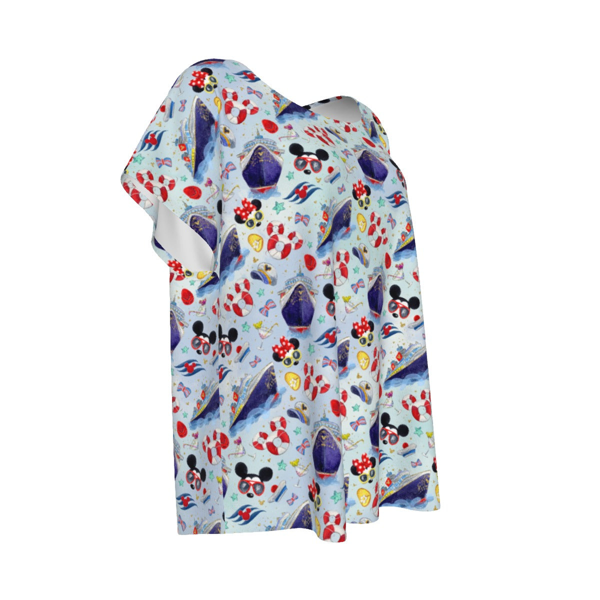 DCL Cruise Style Adventure - Women’s Relaxed Fit Scoop Tee