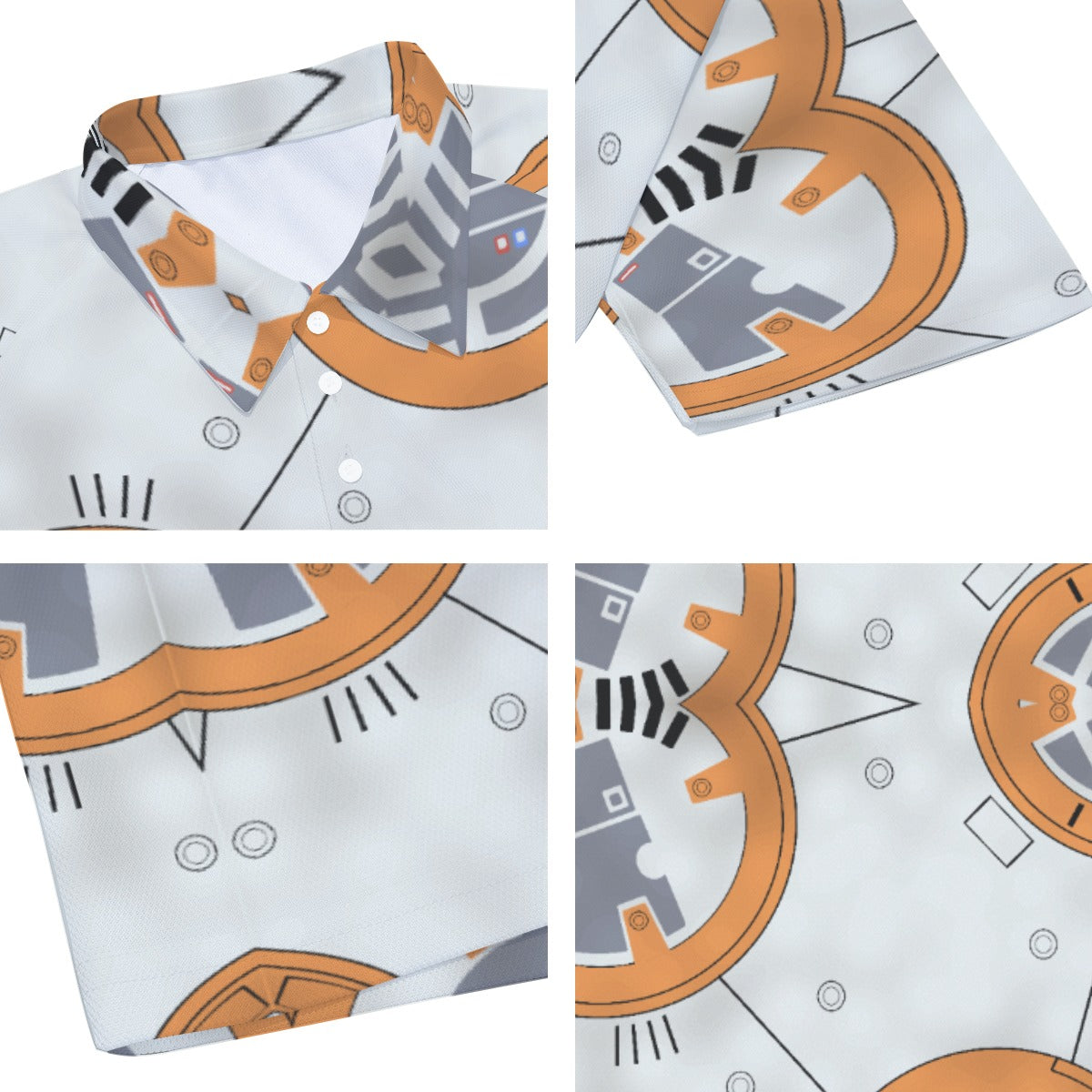 Little Round Droid - Men's Polo Shirt