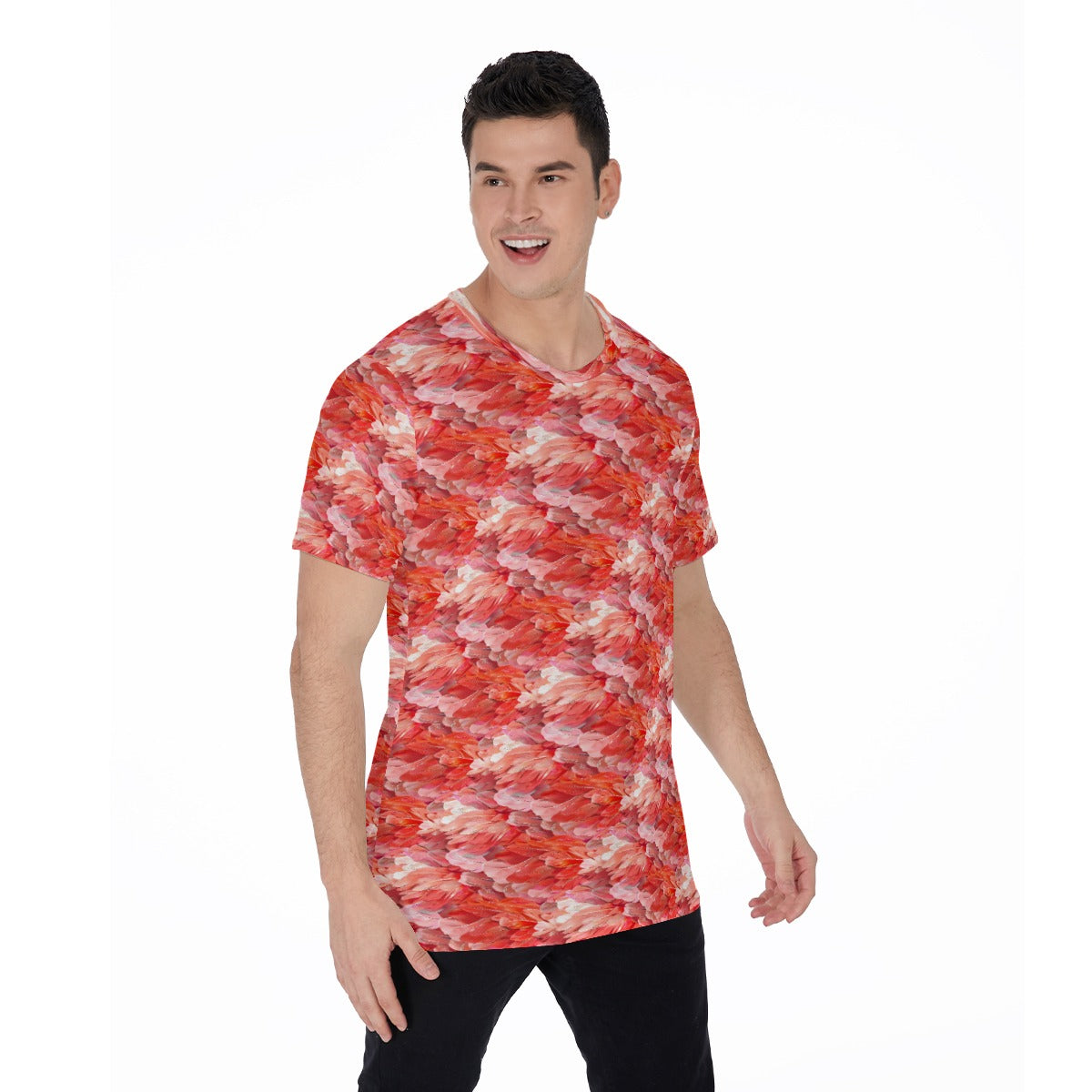 Animal Print - Flamingo - Men's Short Sleeve T-Shirt