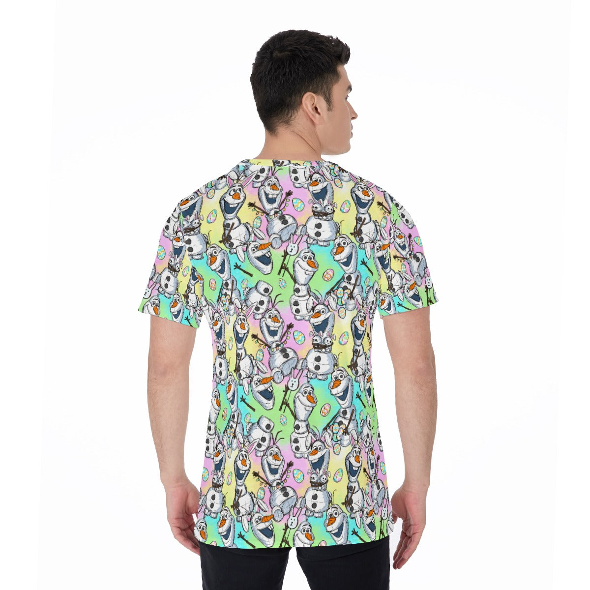 Sketched Snowman Easter - Men's Short Sleeve T-Shirt