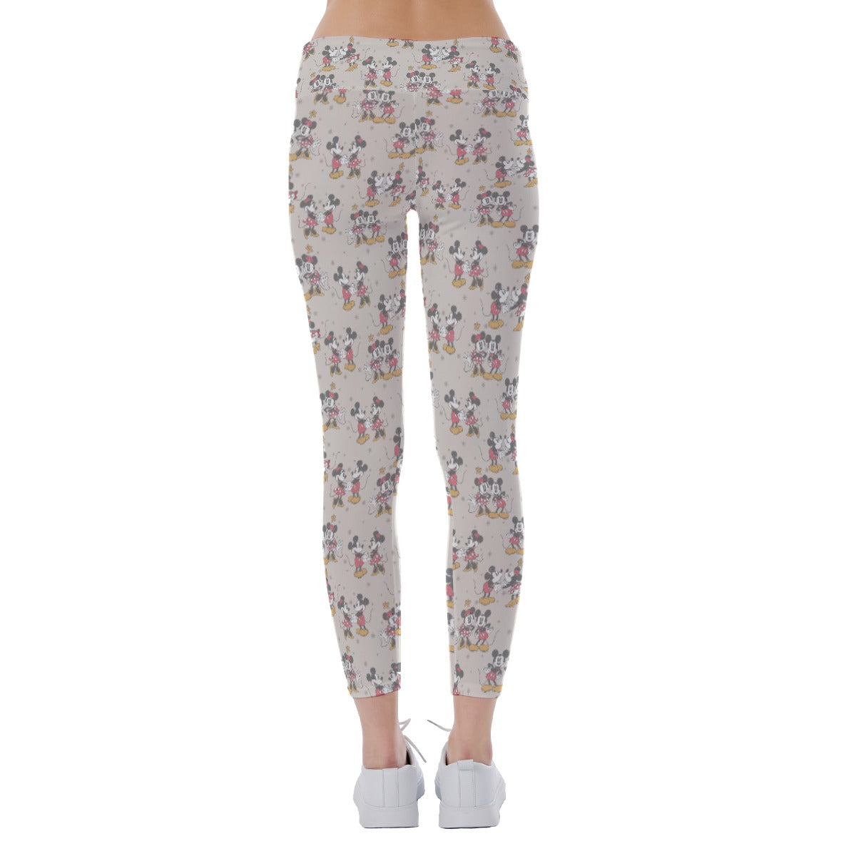 Retro Mouse & Partnernnie - Women's Yoga Leggings