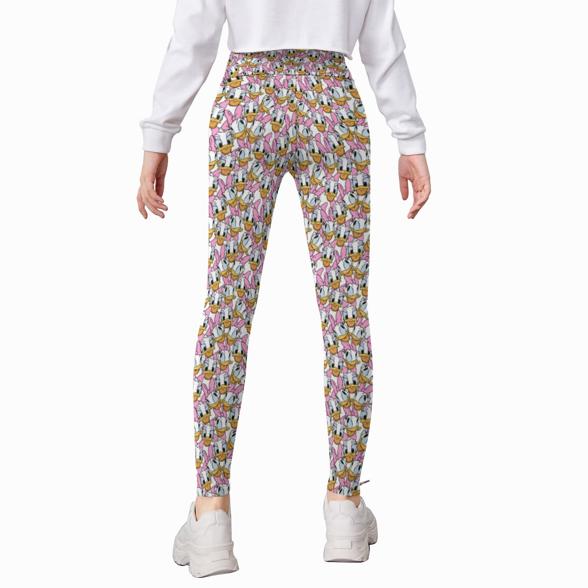 Many Faces of Sassy Duck - Kid's Leggings