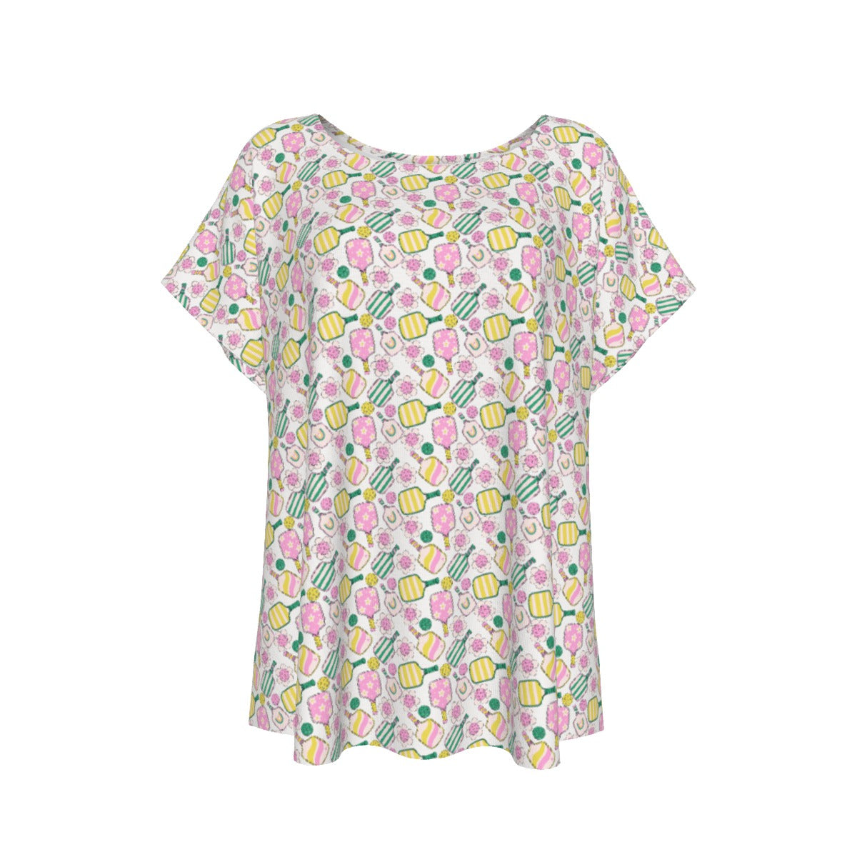 Pretty Pickleball Paddles - Women’s Relaxed Fit Scoop Tee