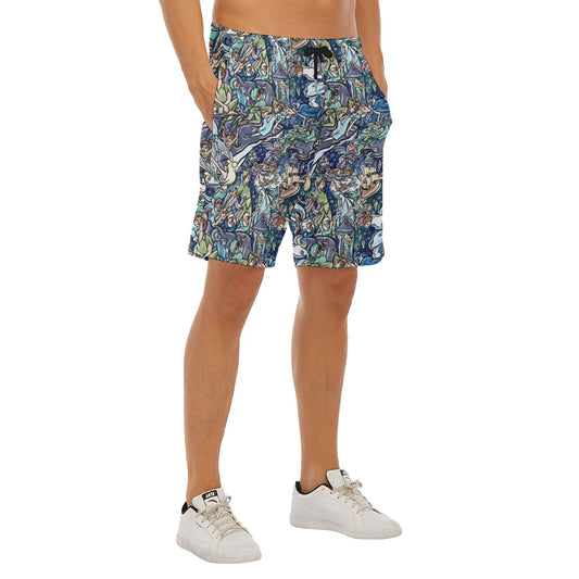 Magical Skybound Adventure - Men’s Pocket Beach Shorts