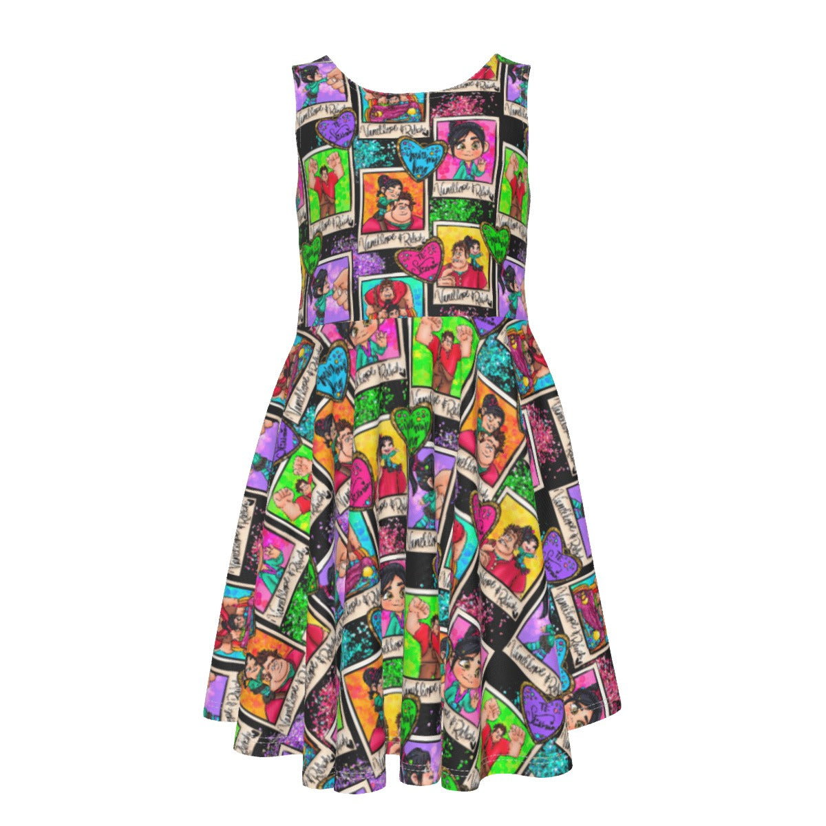 You're My Hero - Kid's Sleeveless Skater Dress