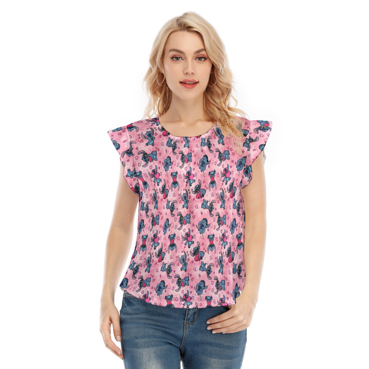 Valentine’s Mischief - Women’s Flutter Sleeve Top
