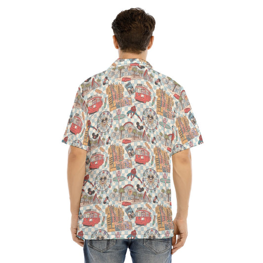Revamped DCA - Men's Hawaiian Button Up Shirt