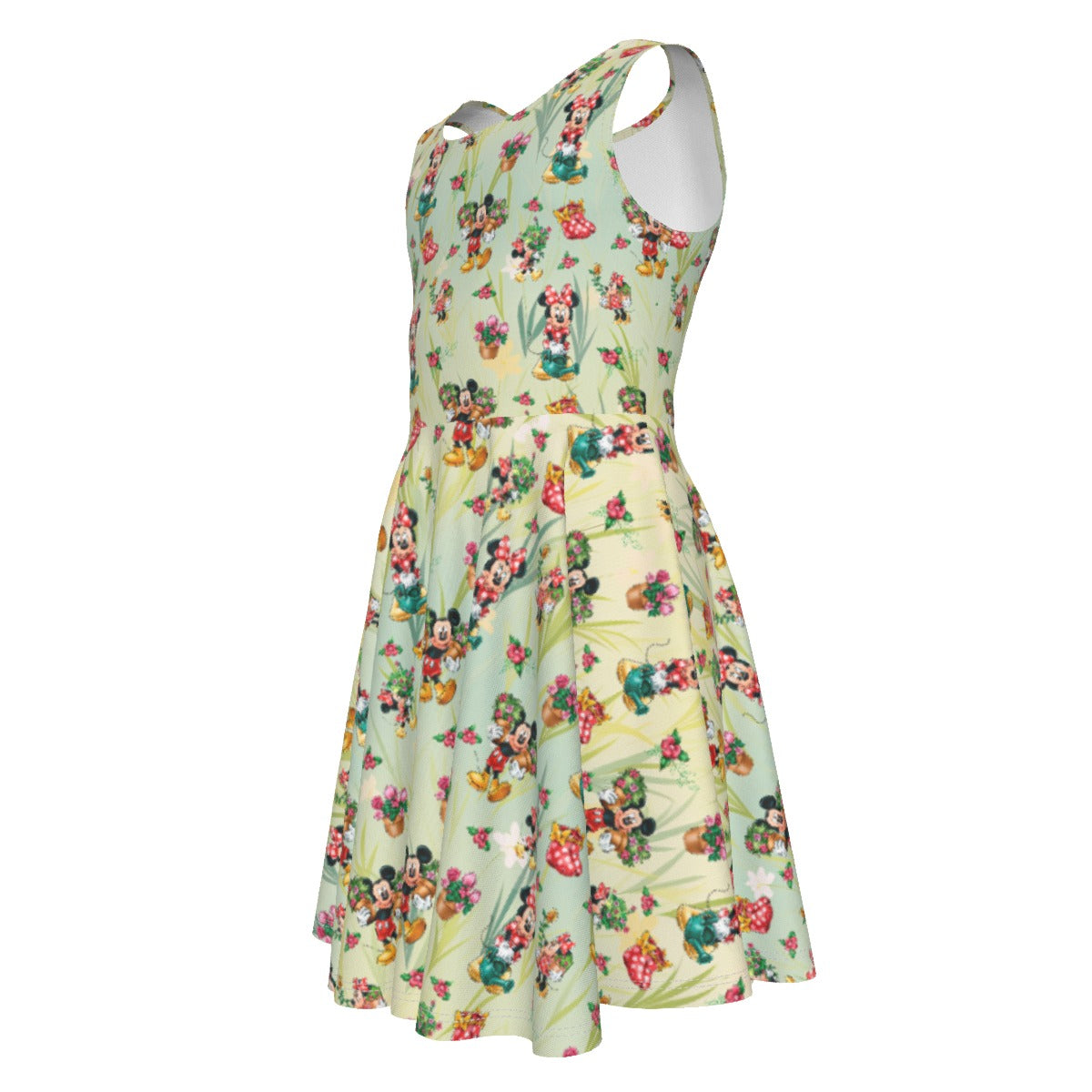 Garden Mouse Helpers at Work - Kid's Sleeveless Skater Dress