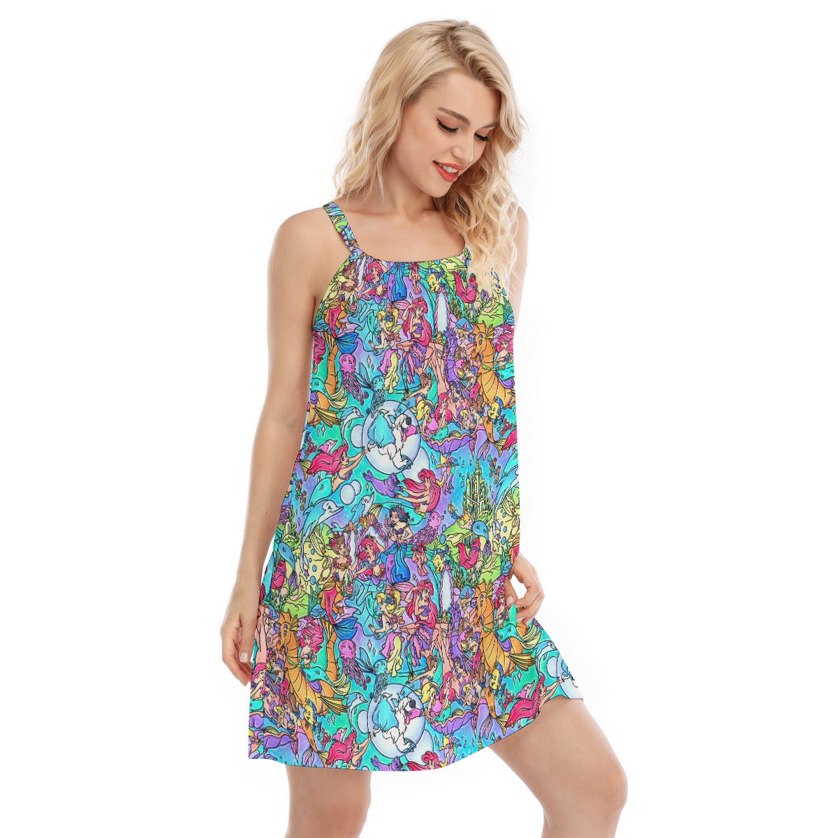 Under the Sea Storybook Scenes - Women’s Adjustable Sundress