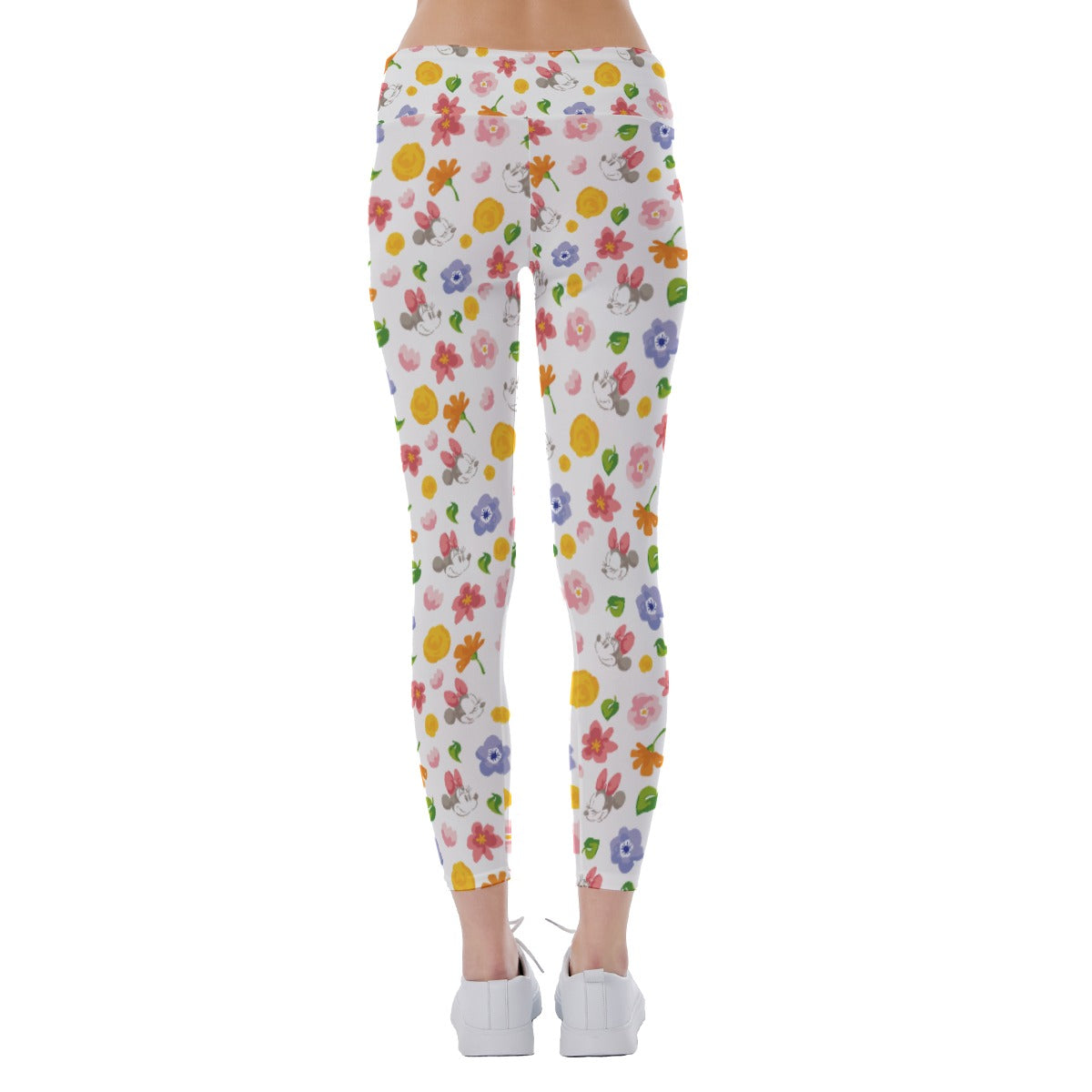 Floral Friends Springtimennie - Women's Yoga Leggings