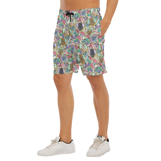Tattoo Hearts Galactic Legends - Men’s Pocket Beach Shorts
