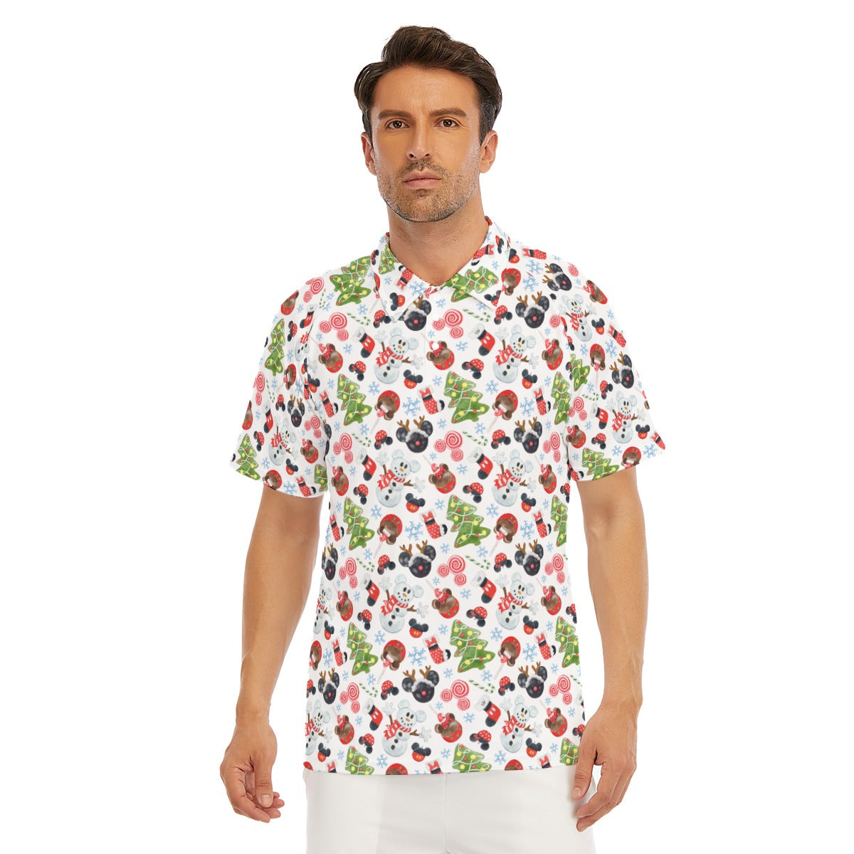 Mouse Magic Christmas - Men's Polo Shirt