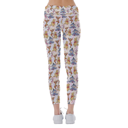 Beloved Forest Friends Sketch Autographs - Women's Yoga Leggings