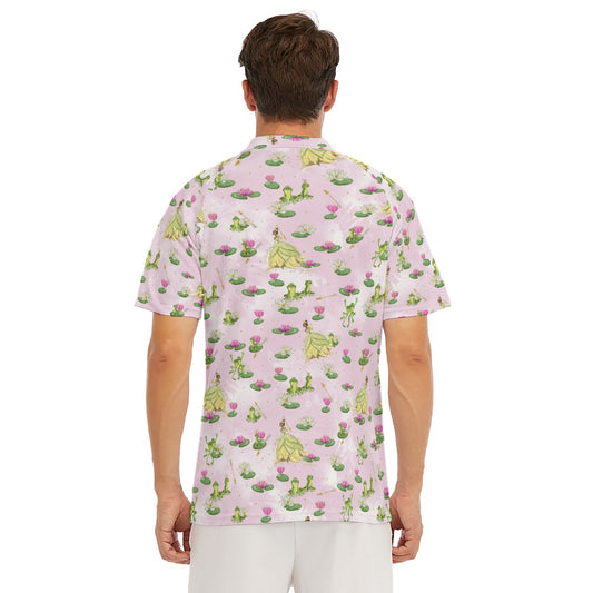 Watercolor Bayou Princess & Frog - Men's Polo Shirt