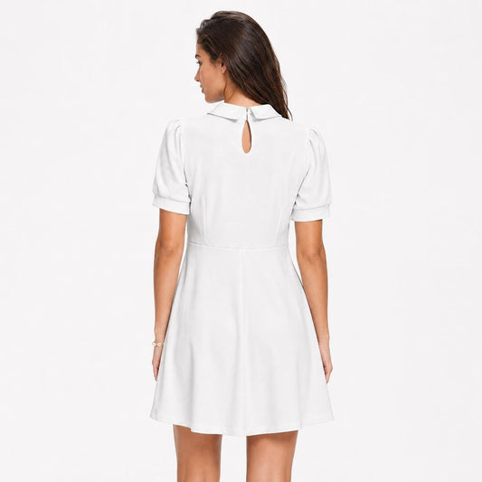 Pick Any Print from our Shop - Women’s Vintage Collar A-Line Dress with Pockets