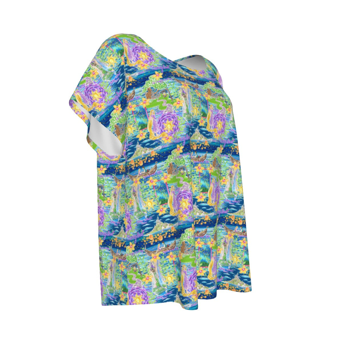 Lantern Festival Glow - Women’s Relaxed Fit Scoop Tee
