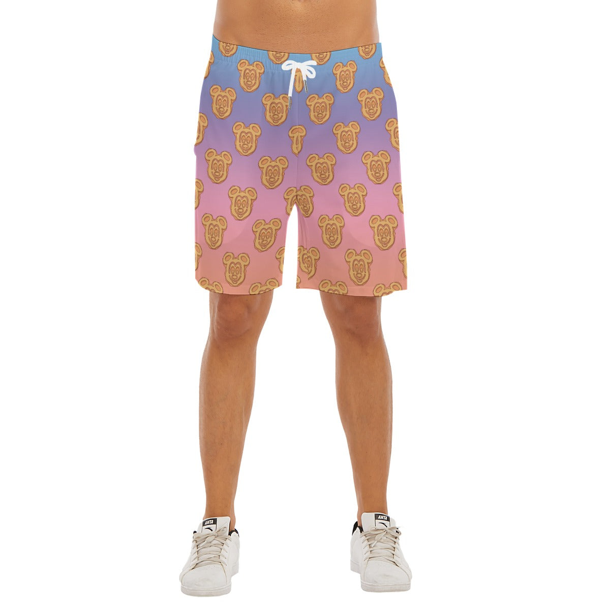Rainbow Mouse Waffles - Men’s Pocket Beach Shorts