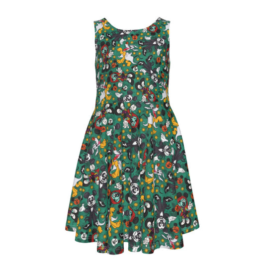 Beloved Couple as Spooky Pairp; Sally - Kid's Sleeveless Skater Dress