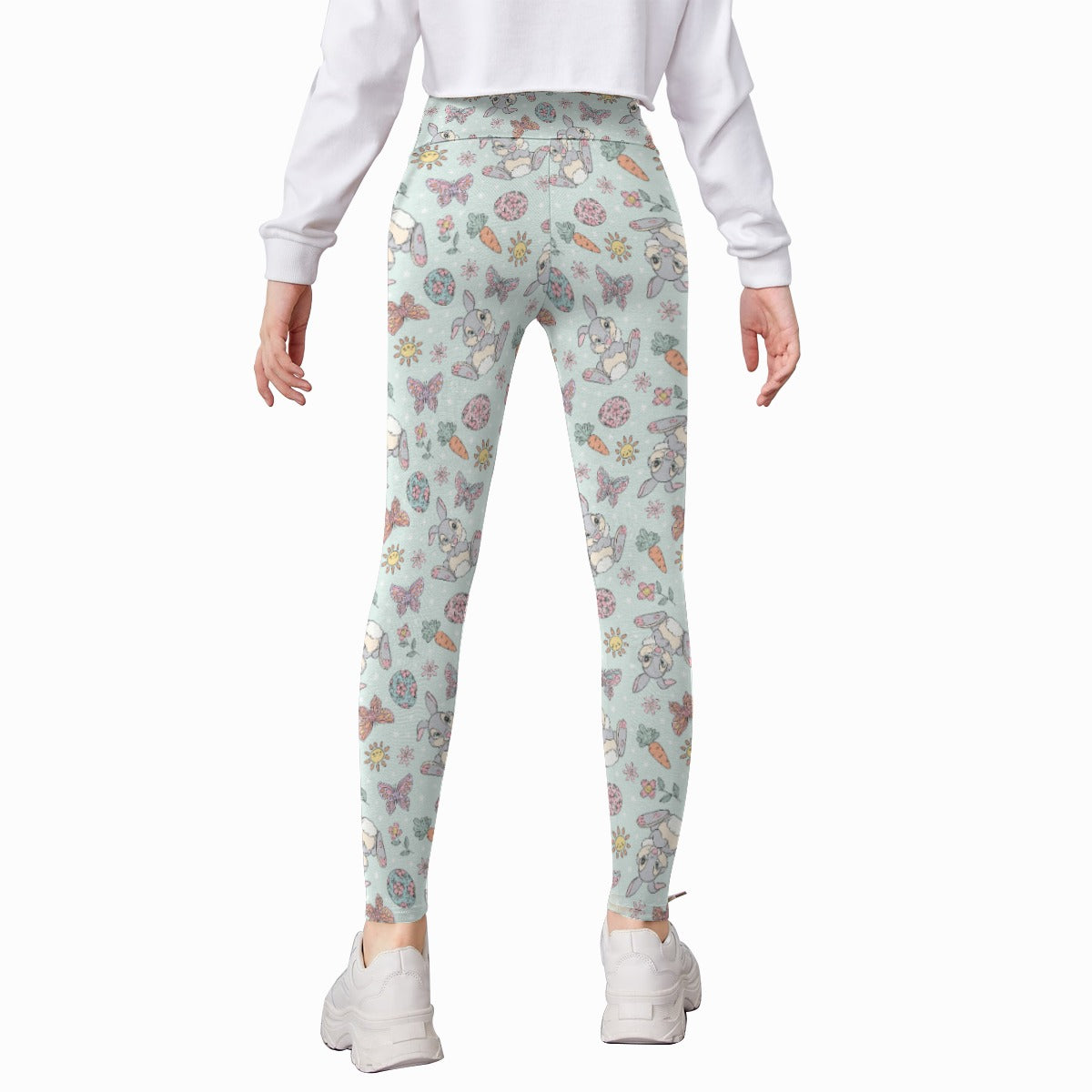 Springtime Bunny Cheer - Kid's Leggings