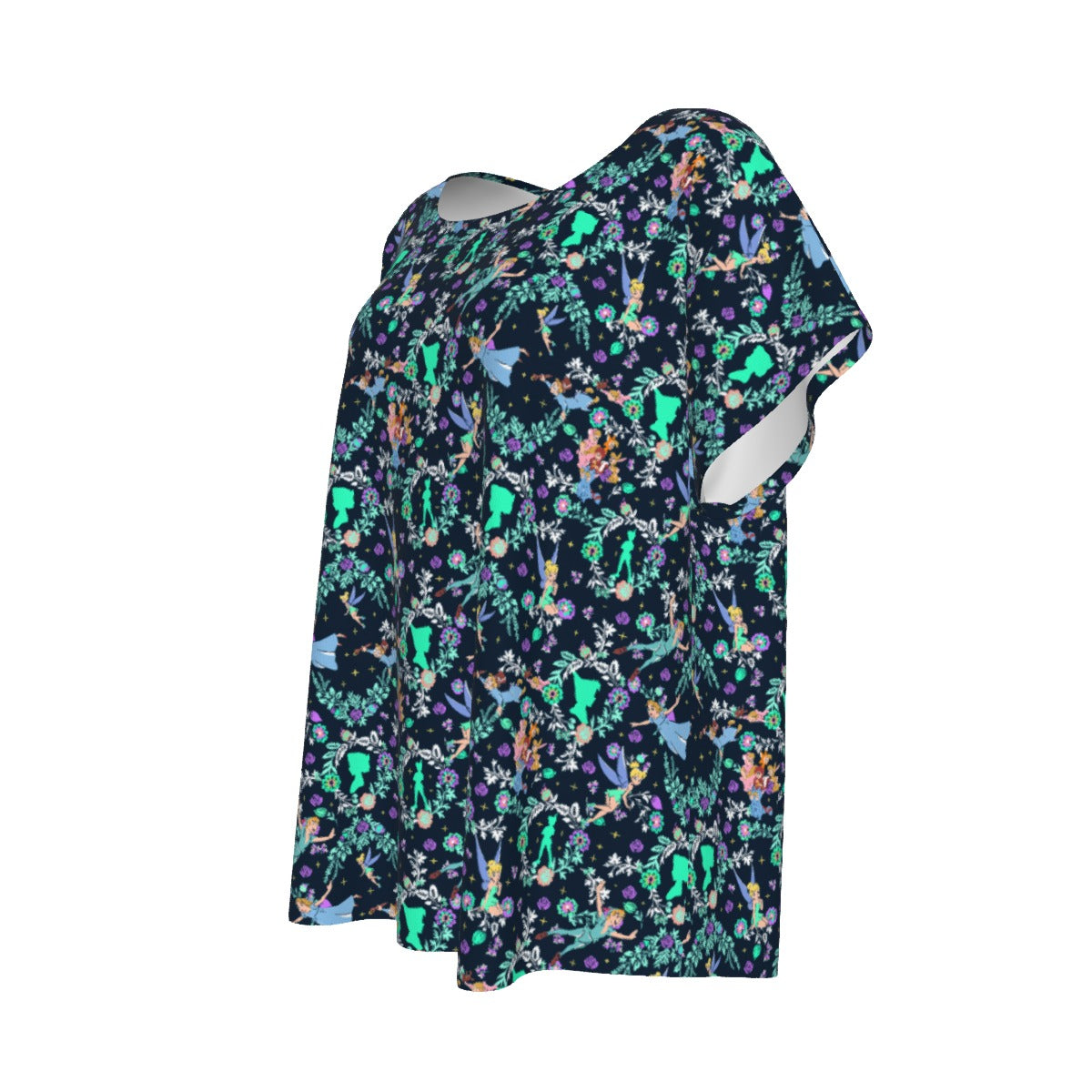 Garden Whimsy - Neverland Flight - Women’s Relaxed Fit Scoop Tee