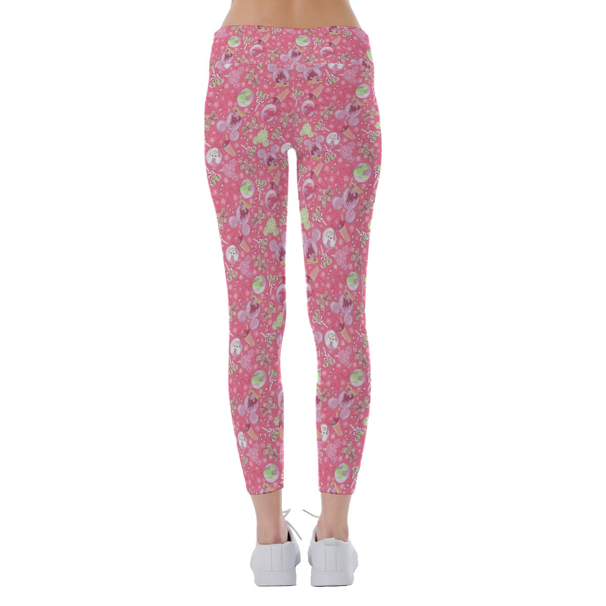 Winter Mouse Snacks & Balloons - Women's Yoga Leggings