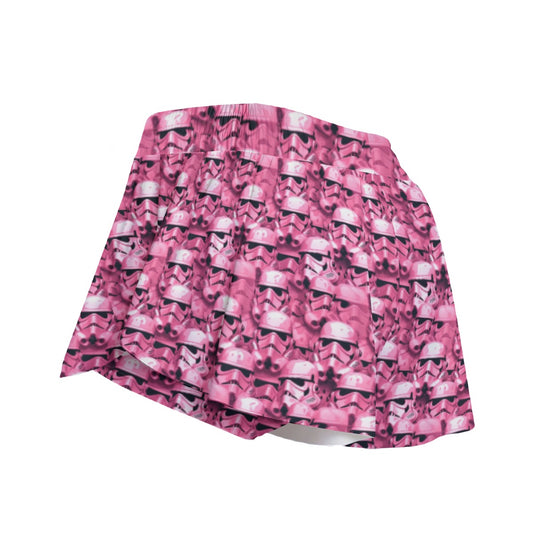Pink Helmet Battalion - Women's Flowy Pocket Shorts