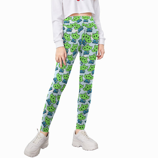 Little Green Space Aliens - Kid's Leggings
