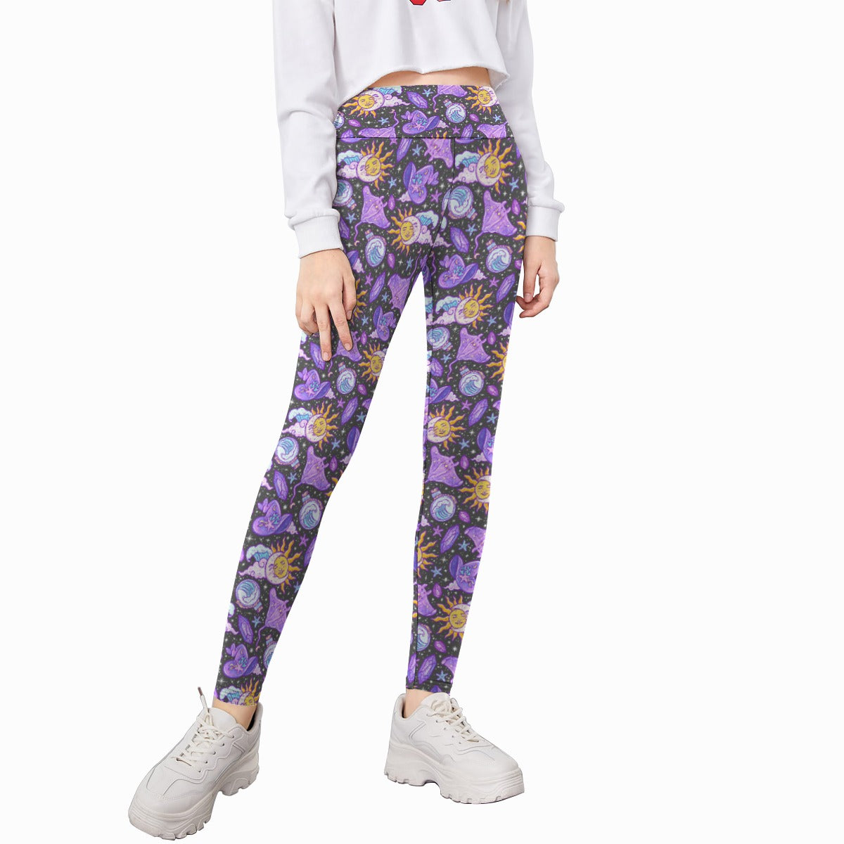 Mystical Manta Rays - Kid's Leggings