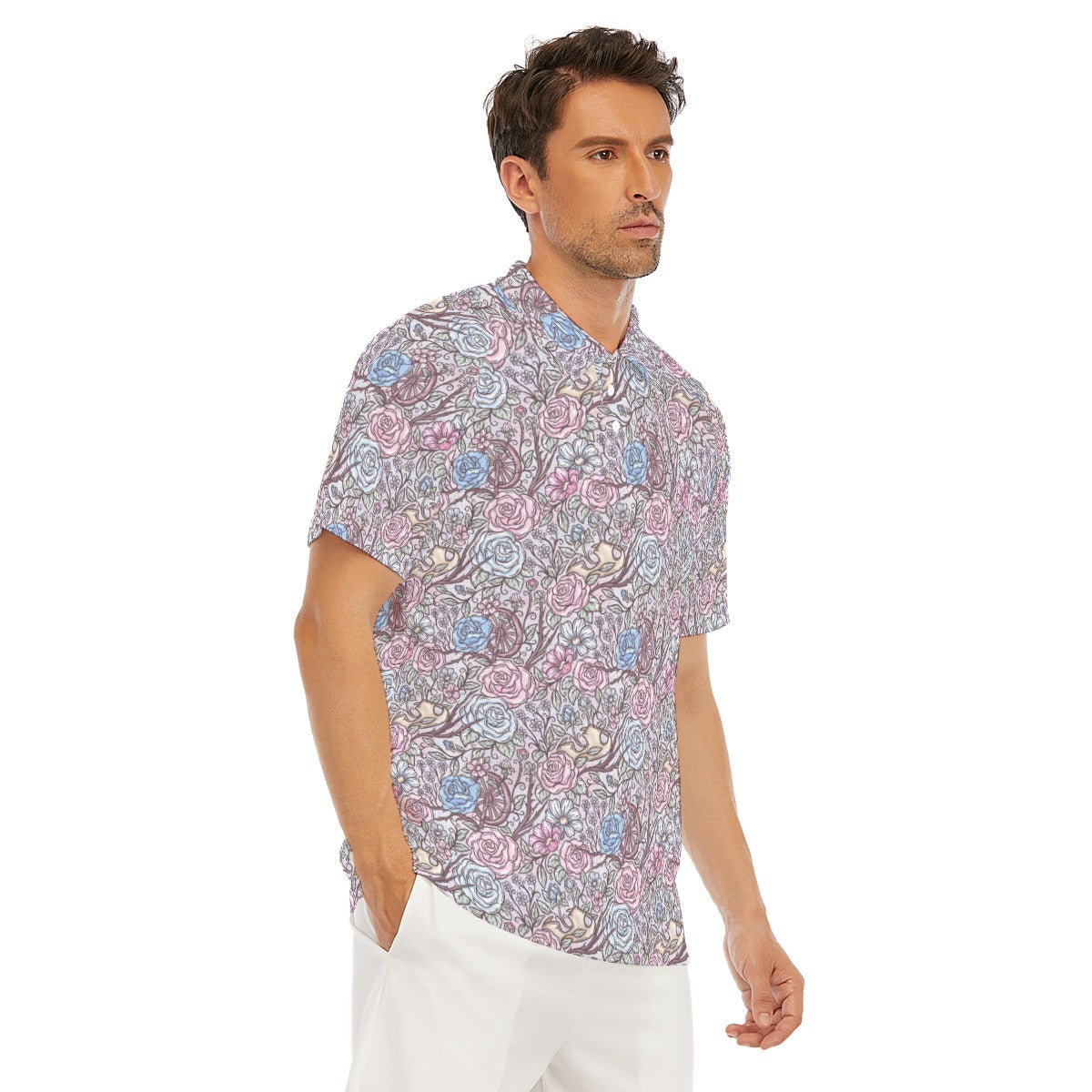 Fairytale Florals – Sleeping Enchantment - Men's Polo Shirt
