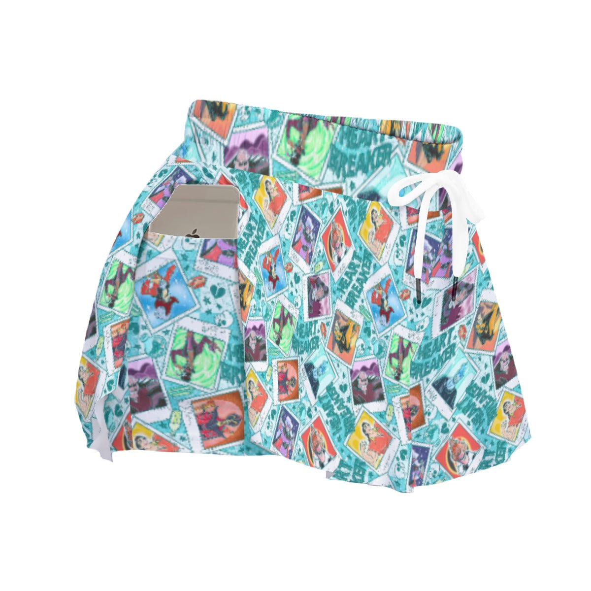 Heartbreaker Villaintine - Women's Flowy Pocket Shorts