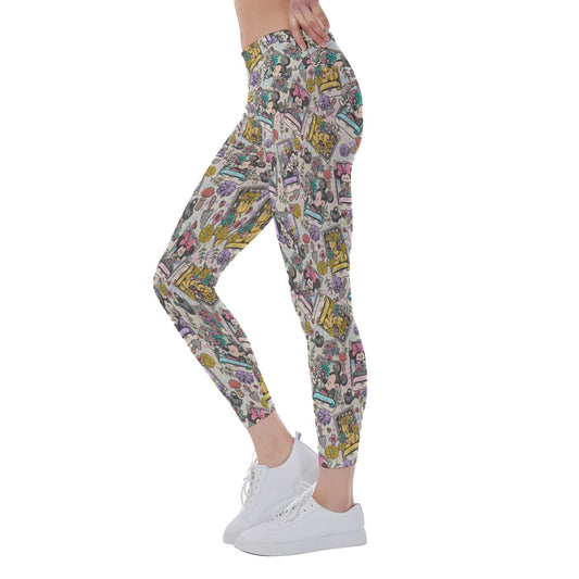 Garden Helpers Seed Packetskets - Women's Yoga Leggings