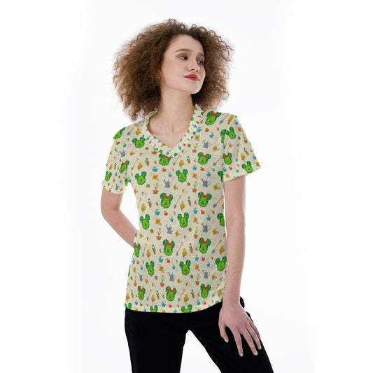 Spring Flower & Garden Festivalival - Women's Short Sleeve V-Neck T-Shirt
