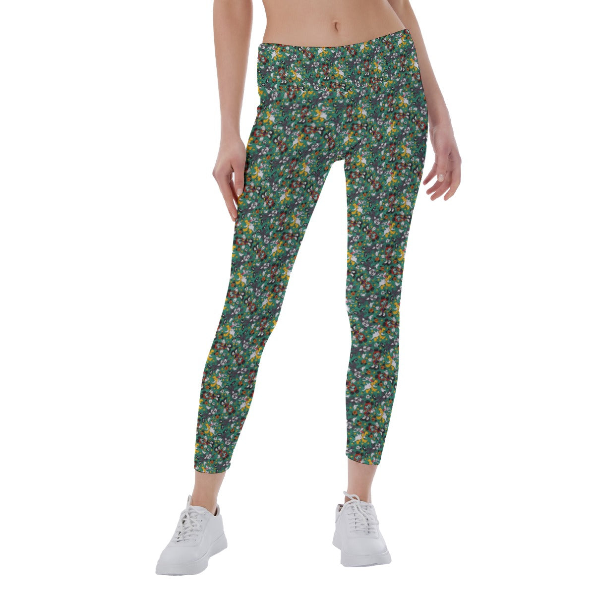 Beloved Couple as Spooky Pair - Women's Yoga Leggings