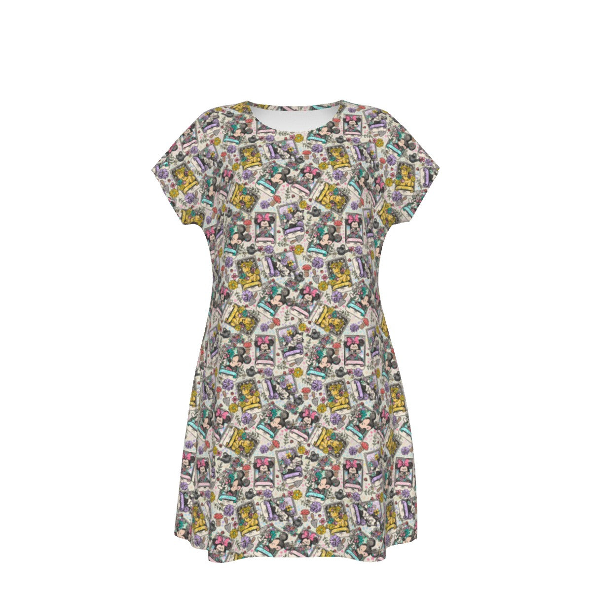 Garden Helpers Seed Packets - Women's T-Shirt Dress