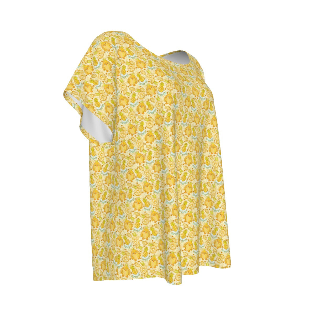 Fruitimals - Pineapple Penguins - Women’s Relaxed Fit Scoop Tee