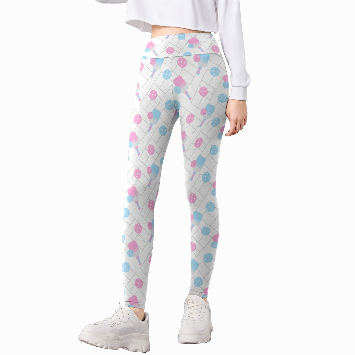 Pickleball Court Spin - Kid's Leggings