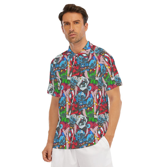 Superhero Stitch - Heroes Assembled - Men's Polo Shirt