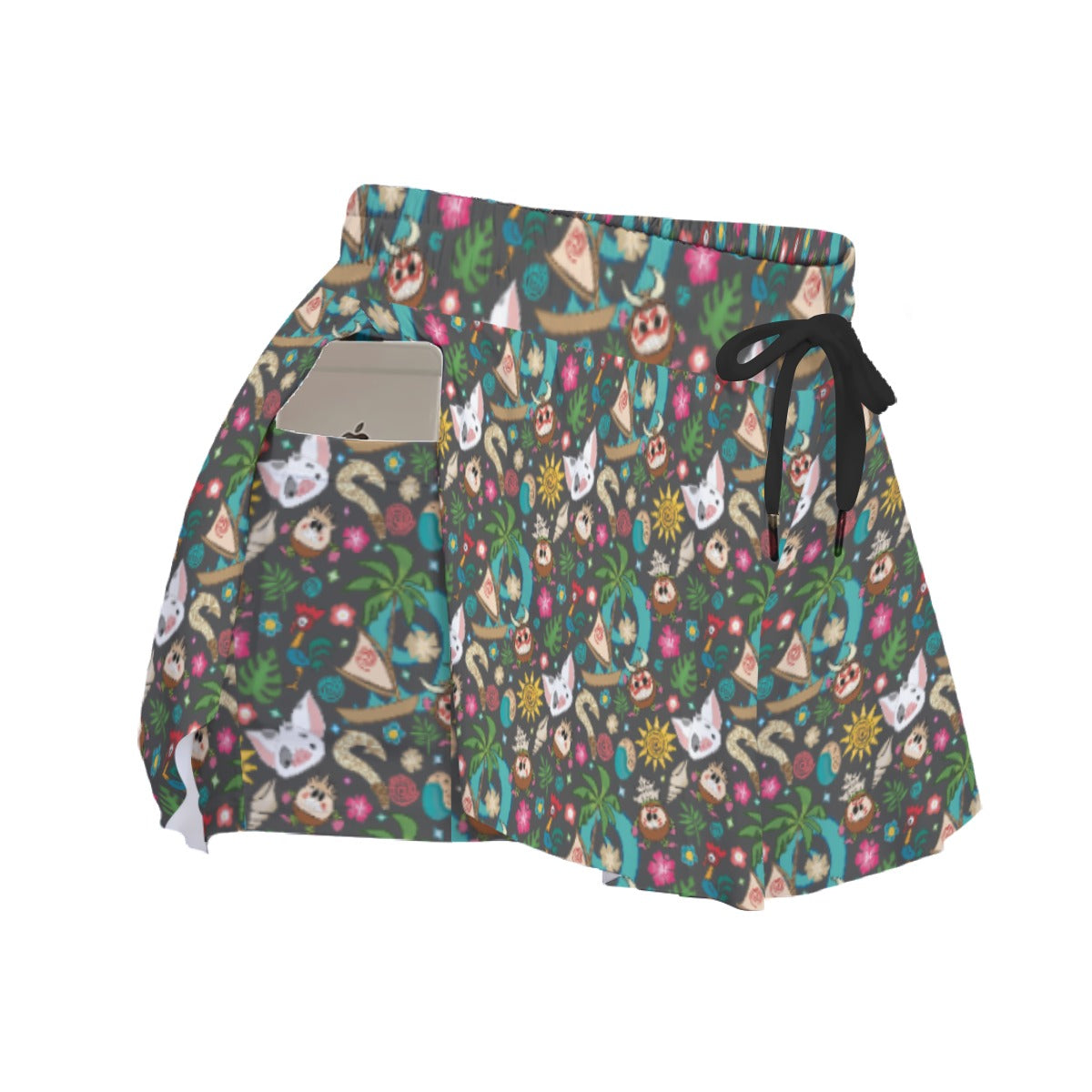 Polynesian Princess Icons - Women's Flowy Pocket Shorts