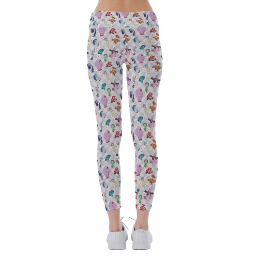 Blue Check Emotional Spectrum - Women's Yoga Leggings