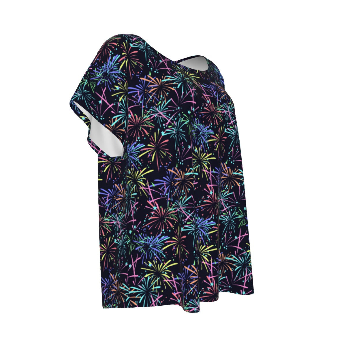 Fireworks - Women’s Relaxed Fit Scoop Tee
