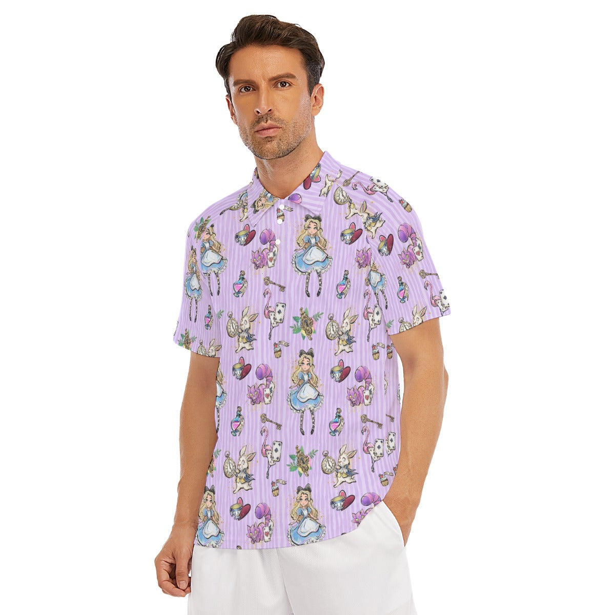 Whimsical Curious Adventure - Men's Polo Shirt