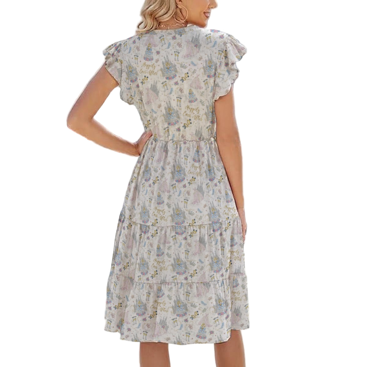 Happily Ever After Weddings - Women's Tiered Pocket Midi Dress