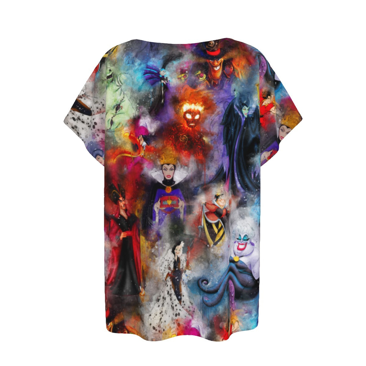 Watercolor Wicked Villains - Women’s Relaxed Fit Scoop Tee