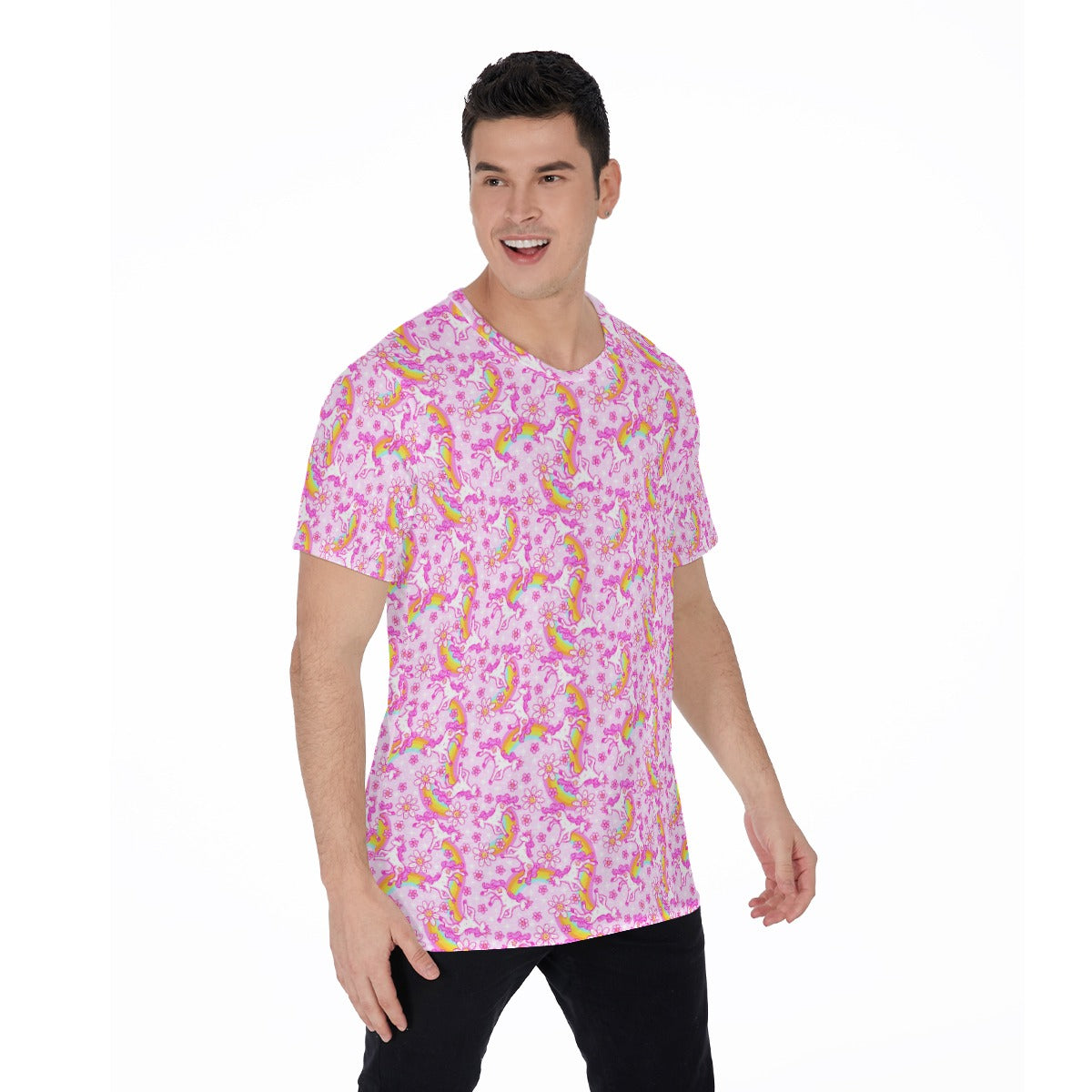 Unicorn Rainbows - Men's Short Sleeve T-Shirt