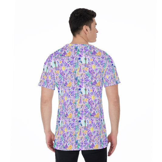 Bright Tropical Princess - Tower Light Festival - Men's Short Sleeve T-Shirt