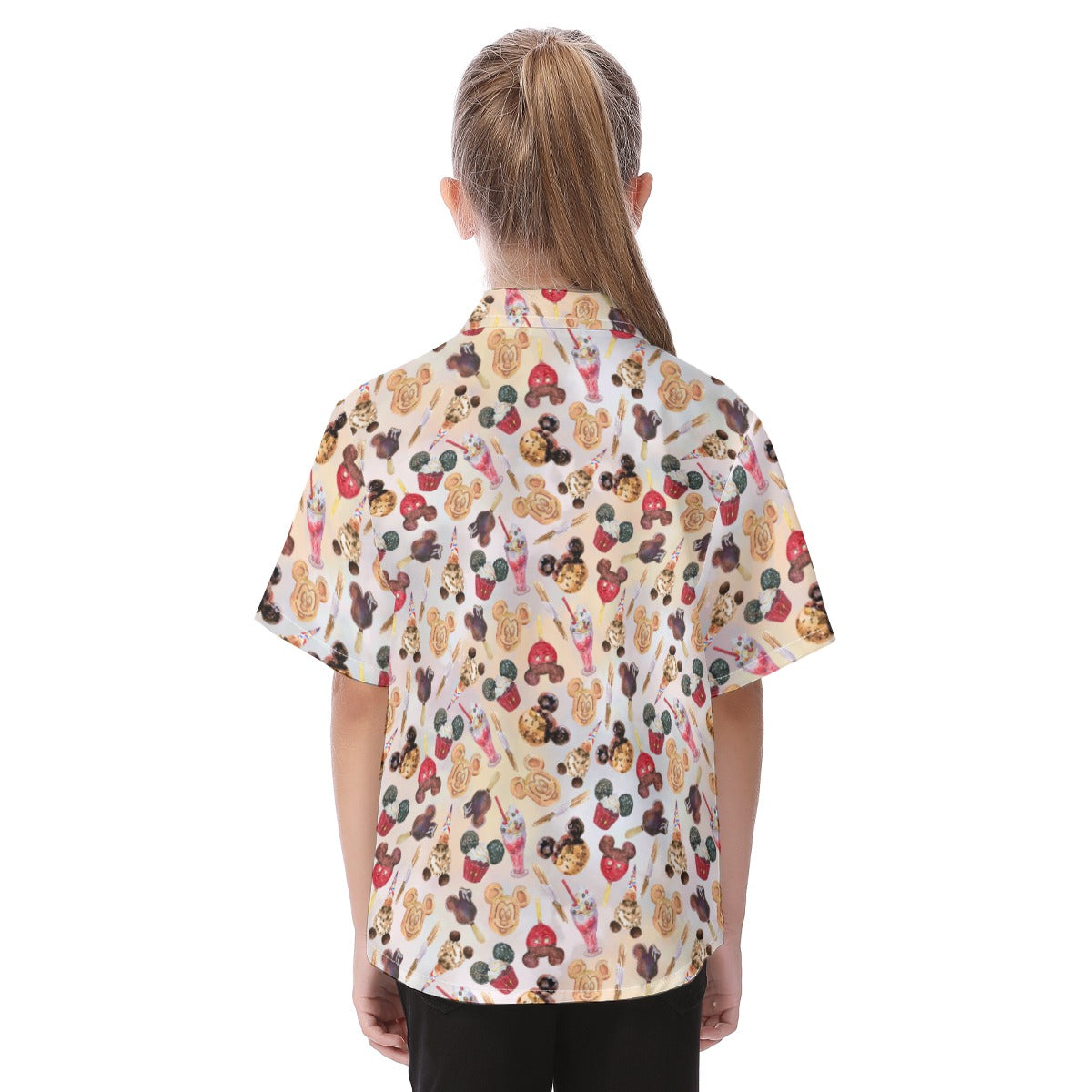 Mouse Snack Treats - Kid's Hawaiian Button Up Shirt