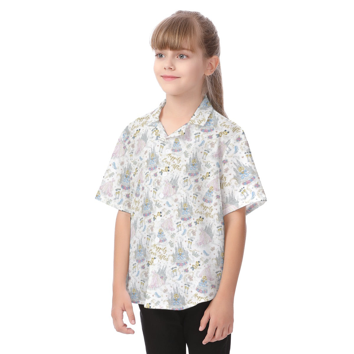 Happily Ever After Weddings - Kid's Hawaiian Button Up Shirt